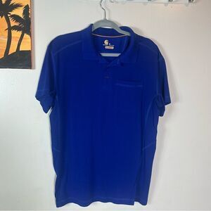 Carhartt Blue Polo Shirt Classic Style